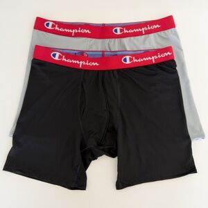 Champion Men's Athletic Boxer Briefs Size Large 2 Pairs NEW